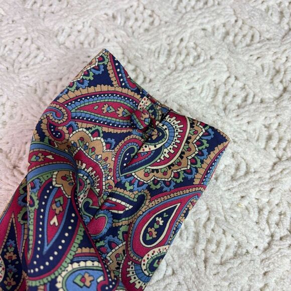Prophecy Women's Paisley Print Long Sleeve Blouse Made in USA, VTG - Picture 6 of 11